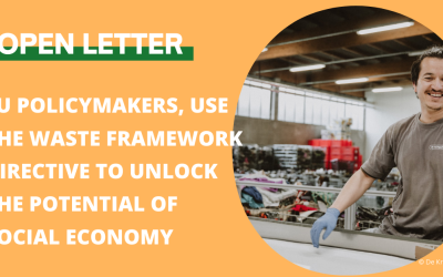 Open letter – Unique Opportunities to Unlock the Potential of Social Economy in Making the Green Transition a Just One